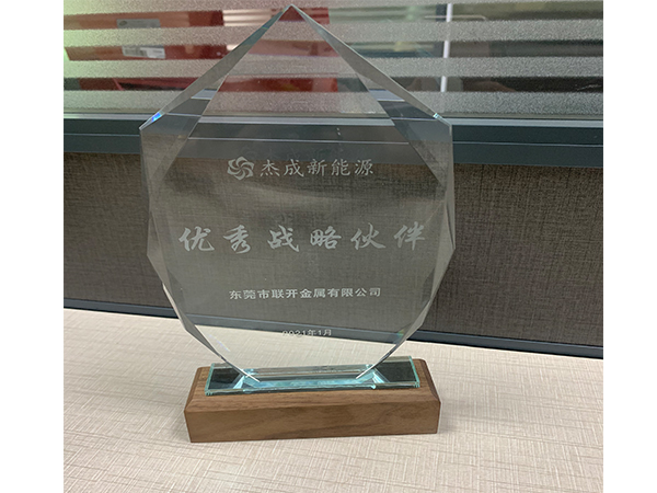 東莞市聯(lián)開金屬獲得優(yōu)秀戰(zhàn)略伙伴獎(jiǎng)項(xiàng)